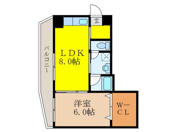 リビングサロンビルの物件間取画像